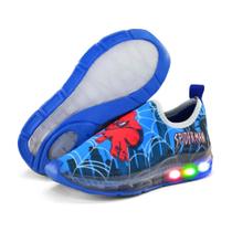 Tenis Infantil Led Calcefacil Homen Aranha Royal De Menino Tenis Infantil Led Calcefacil Homen Aranha Royal De Menino