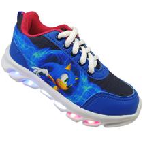 Tênis Infantil Led Luzinha Masculino Kid Star Sonic Tênis Infantil Led Luzinha Masculino Kid Star Sonic