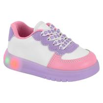 Tenis Infantil Led Menina Com Luz Molekinha Original 2742203