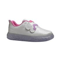 Tênis Infantil Led Pampili Menina 483045000 Branco Tênis Infantil Led Pampili Menina 483045000 Branco