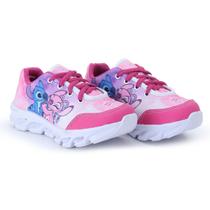 Tênis Infantil Led STITCH de Menina Luzinha Bebe Luz