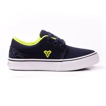 Tênis Infantil Lejon Skate Root Marinho Verde Limão LJIF0003