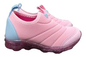 Tenis Infantil Luisinha Led Confortavel Calce Facil Dok Tenis Infantil Luisinha Led Confortavel Calce Facil Dok
