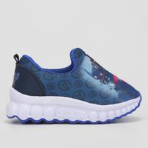 Tênis Infantil Marvel Capitão América Sem Cadarço Menino Tênis Infantil Marvel Capitão América Sem Cadarço Menino