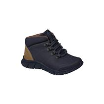 Tênis Infantil Masculino Cadarço Ortopé Flex Boot Moderno Azul 34