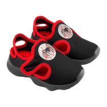 Tênis Infantil Masculino Calce Fácil Aranha Magicc Kids