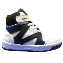 Tênis Infantil Masculino Cano Alto Via Vip Botinha Vv3814 Tênis Infantil Masculino Cano Alto Via Vip Botinha Vv3814