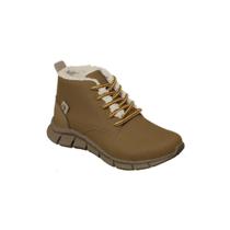 Tênis Infantil Masculino Cano Médio Lã Ortopé Flex Boot Preto 31