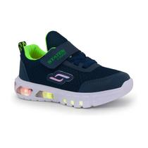 Tênis Infantil Masculino Com Led Botinho ST601