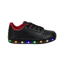 Tênis Infantil Masculino De Led Casual Confortável Estiloso Básico Cadarço