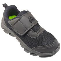 Tênis Infantil Masculino Escolar Preto s/ Cadarço KidStar