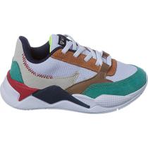 Tênis Infantil Masculino Hornet Vitz com Recortes Multicolor