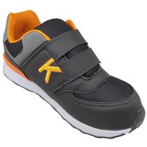 Tênis Infantil Masculino KidStar Escolar Preto sem Cadarço