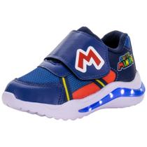 Tênis infantil masculino led minipé - mp2327