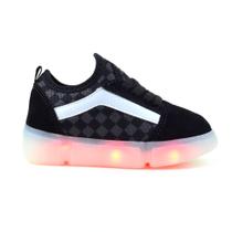 Tênis Infantil Masculino Novopé Xadrez Preto/Branco - 500N