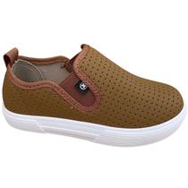 Tênis Infantil Masculino Sem Cadarço Slip On Sapatenis Casual Lançamento Molekinho 2615.100