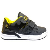 Tênis Infantil Masculino Via Vip DC W4010 com tiras autocolantes Super-Heróis