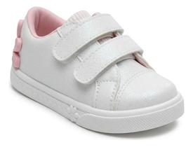 Tênis Infantil Menina Aplique Flor Delicada Confortável Tênis Infantil Menina Aplique Flor Delicada Confortável