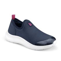 Tênis Infantil Menina Bibi Action Marinho e Pink Sem Cadarço Tênis Infantil Menina Bibi Action Marinho e Pink Sem Cadarço
