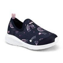 Tênis Infantil Menina Bibi Fly Baby Azul Estampado 1136172 Tênis Infantil Menina Bibi Fly Baby Azul Estampado 1136172