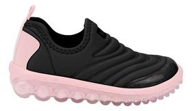 Tênis Infantil Menina Bibi Roller Preto Sugar Sem Cadarço - Tênis Infantil Menina Bibi Roller Preto Sugar Sem Cadarço -