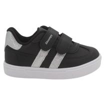 Tênis Infantil Menina Bloompy 5057B-20 - Preto