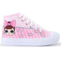 Tênis Infantil Menina Botinha Feminino Casual Lol 040