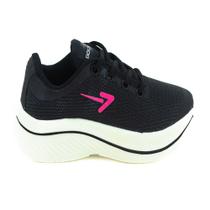 Tênis Infantil Menina Box 200 Bk2010 - Preto