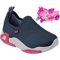 Tenis Infantil Menina Calce Facil com Brinquedo Kidy 007.1634 Tenis Infantil Menina Calce Facil com Brinquedo Kidy 007.1634