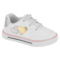 Tenis Infantil Menina Calce Facil Coraçao Molekinha 2740201 Tenis Infantil Menina Calce Facil Coraçao Molekinha 2740201