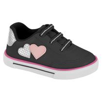 Tenis Infantil Menina Calce Facil Coraçao Molekinha 2740201 Tenis Infantil Menina Calce Facil Coraçao Molekinha 2740201