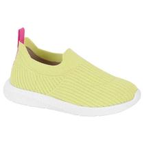 Tenis Infantil Menina Calce Slip On Molekinha Lycra Verde