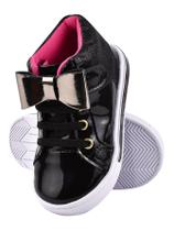 Tenis Infantil Menina Cano Alto Estiloso 7150 - B2a kids