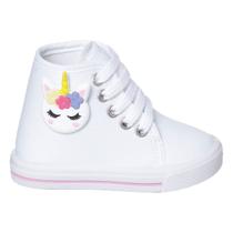 Tênis Infantil Menina Cano Longo Unicórnio Antiderrapante Tênis Infantil Menina Cano Longo Unicórnio Antiderrapante