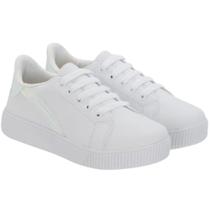 Tênis Infantil Menina Casual Confortável Branco Furta Cor Tênis Infantil Menina Casual Confortável Branco Furta Cor