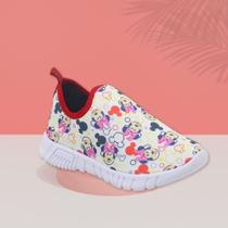 Tênis Infantil Menina Escolar Minie Calce Fácil Leve Confortável Vermelho Volta As Aulas Tênis Infantil Menina Escolar Minie Calce Fácil Leve Confortável Vermelho Volta As Aulas