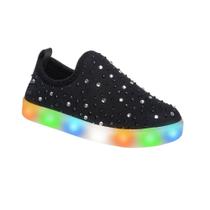 Tenis Infantil Menina Feminino Com Led Luzinha Pisca 22.006-002