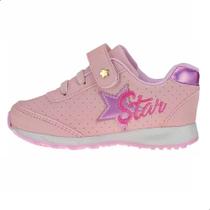 Tênis Infantil Menina Feminino Rosa Star Calce Fácil - 20.063-005 Tênis Infantil Menina Feminino Rosa Star Calce Fácil - 20.063-005