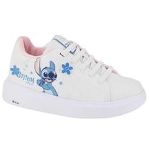 Tênis Infantil Menina Glam com Brilhos Stitch Disney Bibi