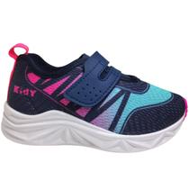 Tênis Infantil Menina Jogging Running Calce Fácil Energy Respi-Tec Kidy 436-1001