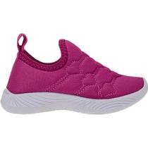 Tênis Infantil Menina Kimimo Calce Fácil Bordado Corações Escolar Confortável Leve