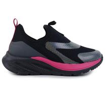 Tênis Infantil Menina Klin Flow Preto - 3870 Tênis Infantil Menina Klin Flow Preto - 3870