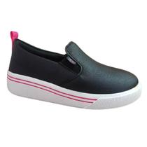 Tênis Infantil Menina Klin Moon 226 Preto Pink