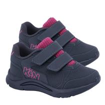 Tênis Infantil Menina Klin New Sport Mini Azul e Pink