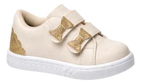 Tênis Infantil Menina Laço Glitter Delicado Charmoso Tênis Infantil Menina Laço Glitter Delicado Charmoso