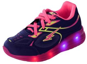 Tenis Infantil Menina Menino De Rodinhas Com Led Brilha No Escuro Igual Patins Unissex Envio em 24hs - EMPORIOGRIFES