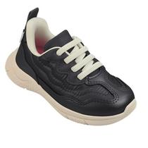 Tênis Infantil Menina Mini Soft Pampili- Preto