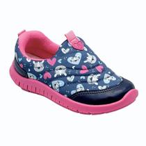 Tênis Infantil Menina Molekinha Love Tigre Marinho 2736.100