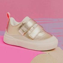 Tênis Infantil Menina Pampili Yumi- Dourado Tapioca Tênis Infantil Menina Pampili Yumi- Dourado Tapioca
