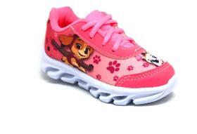Tênis Infantil Menina Patrulha Canina Pink Luz Led Barato Tênis Infantil Menina Patrulha Canina Pink Luz Led Barato